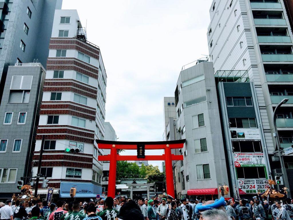 下谷神社　鳥居