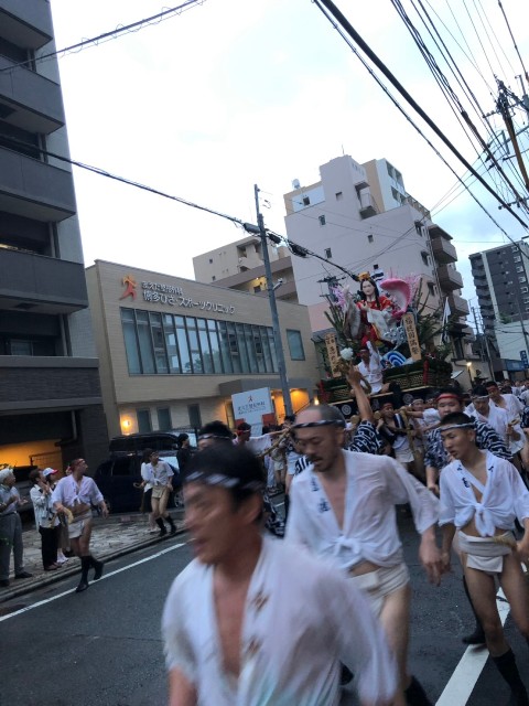 博多山笠　追い山