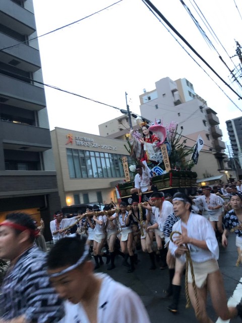 博多山笠　追い山