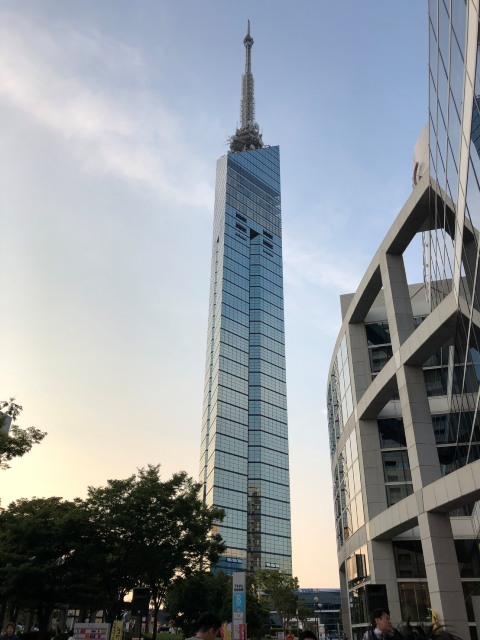 TNC放送会館　ビアガーデン　福岡タワー