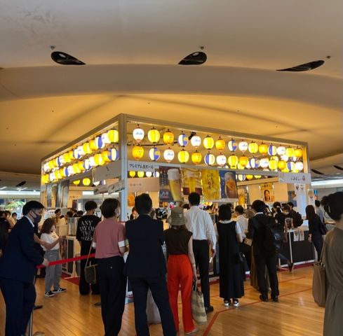 ビアガーデン会場