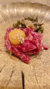 和牛のユッケ
