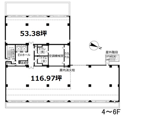 赤坂中川ビル基準階間取り図.jpg