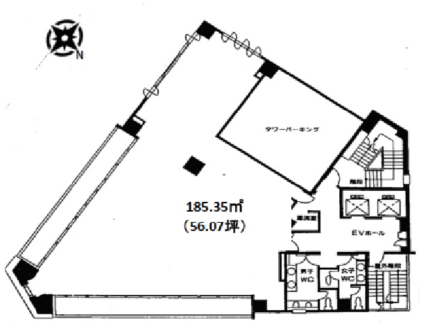 二引（神田淡路町）56.07T基準階間取り図.jpg