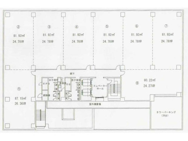 オーシャン博多ビル基準階間取り図.jpg