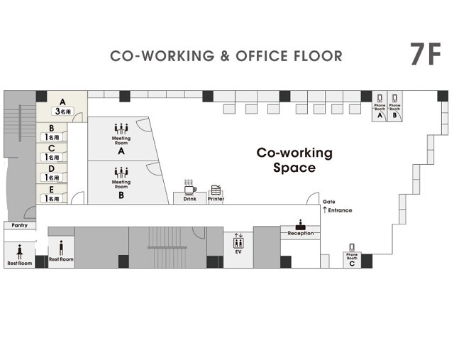 The　Company　天神西通り店7F.jpg
