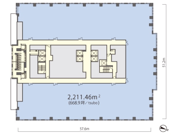 仙台トラストタワー基準階間取り図.jpg