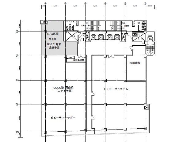 第一セントラルビル2号館 岡山県 岡山市北区 の6階28 9坪の空室情報 Quickconsulting