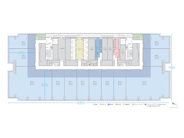 JPタワー名古屋基準階間取り図.jpg