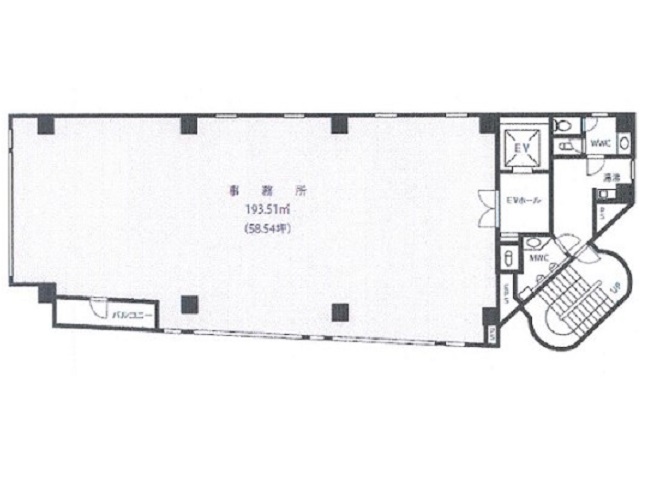 名駅ＫＤビル基準階間取り図.jpg