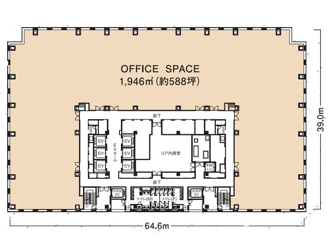 大崎ブライトタワー基準階間取り図.jpg