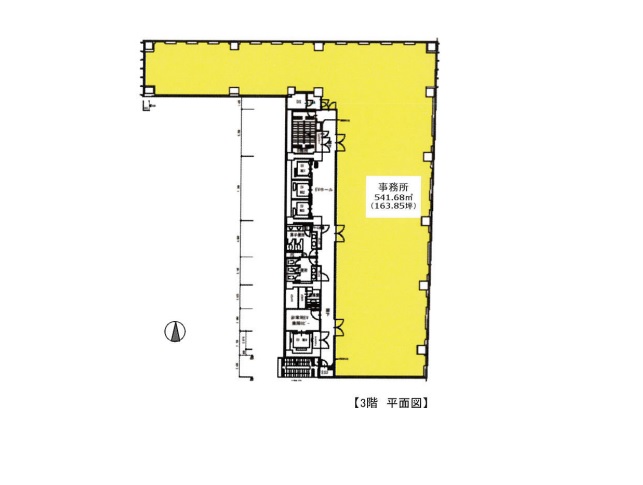 ランズ瓦町ビル基準階間取り図.jpg