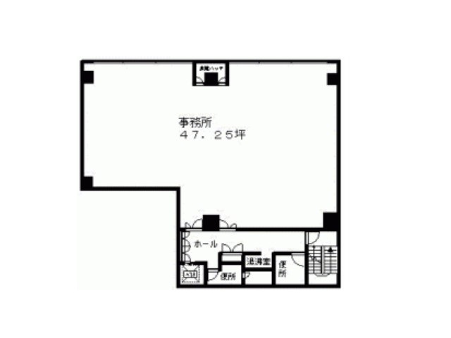 第2博多プラザビル基準階間取り図.jpg