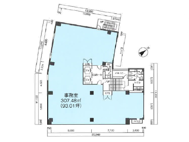 EBS（恵比寿西）基準階間取り図.jpg