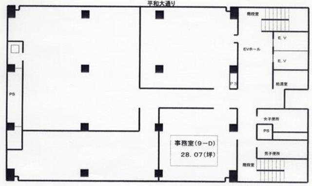 広島・鶴見町MKD.1ビル基準階間取り図.jpg