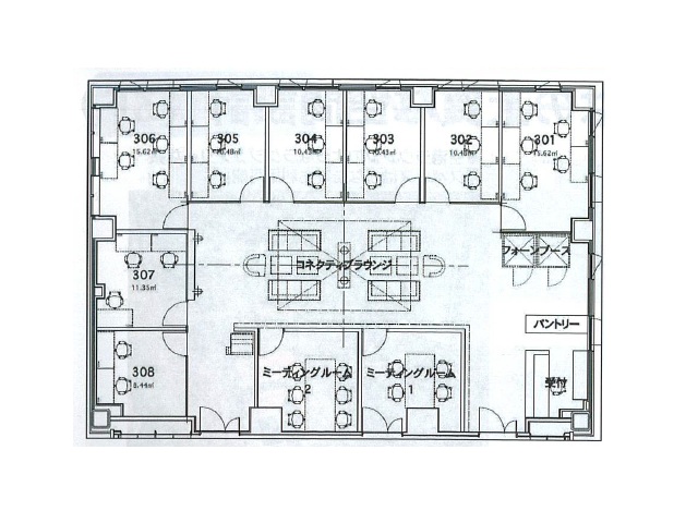 ANAスカイコネクトなんば(ANA WORK CABIN)　基準階間取り図.jpg