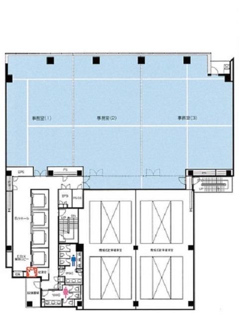 名古屋錦フロントタワー基準階間取り図.jpg