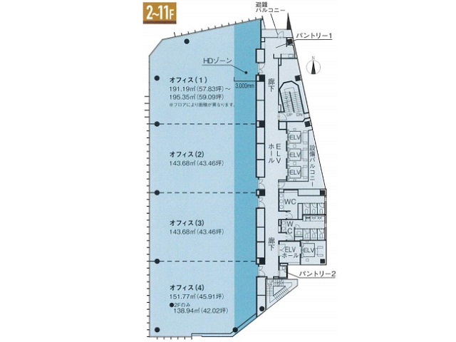 (仮称)名古屋ビル東館基準階間取り図.jpg