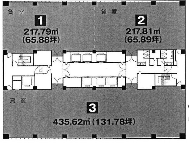 肥後橋センタービル基準階間取り図.jpg