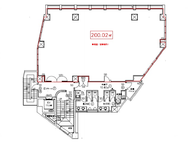 （仮称）京二本社ビル建替え計画基準階間取り図.jpg