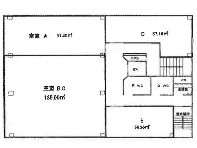 佐賀中央通りビル基準階間取り図.jpg