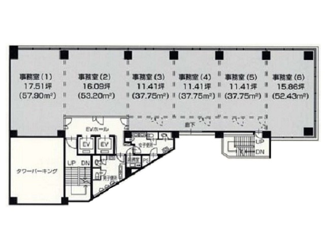 第14オーシャンビル基準階間取り図.jpg