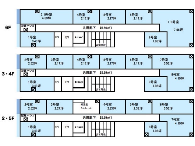 OFFICE　ATTEND　博多基準階間取り図.jpg