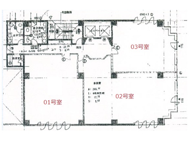 肥後橋イシカワビル基準階間取り図.jpg