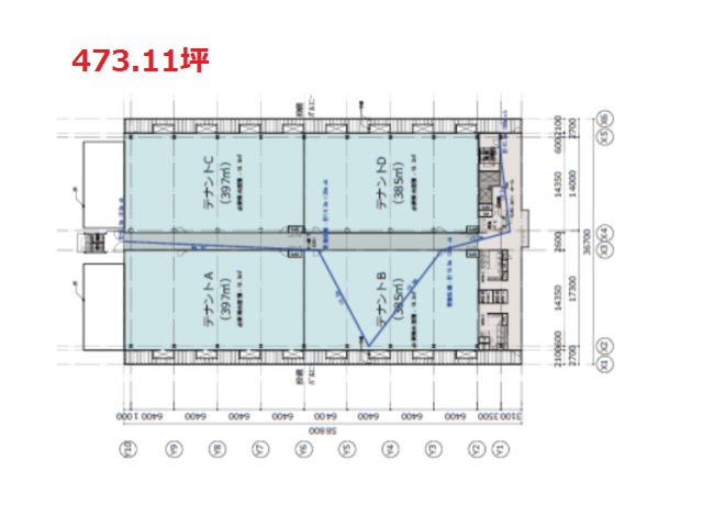 サイバニクスイノベーションベースA棟473.11T基準階間取り図.jpg