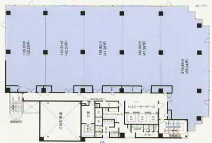 広島マツダビル基準階間取り図.jpg