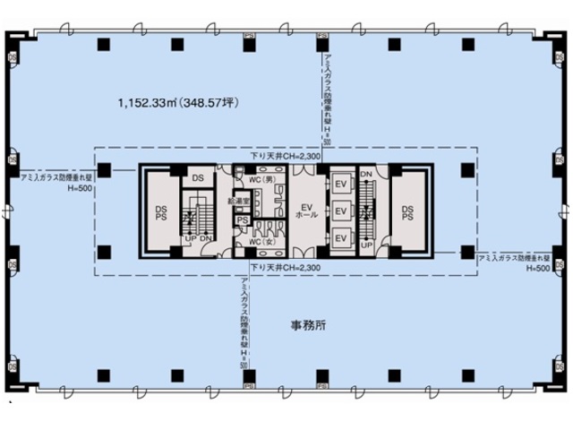 イーストスクエア大森基準階間取り図.jpg