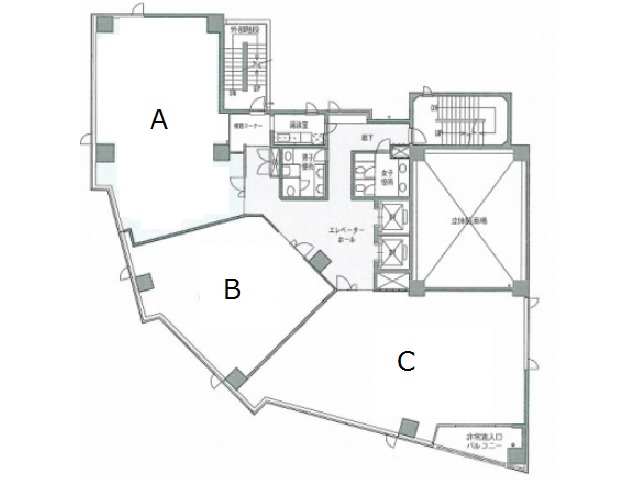 ピース五橋基準階間取り図.jpg