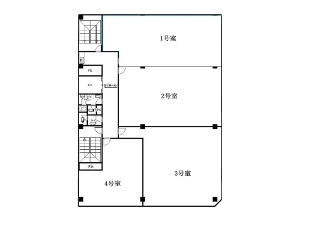 ノース四ツ橋ビル　基準階間取り図.jpg