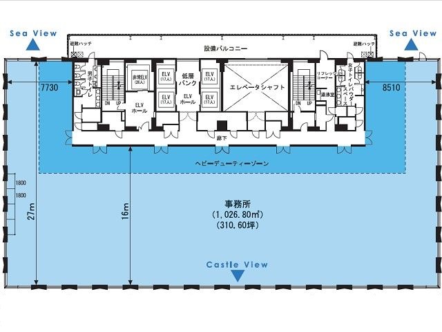 広島ビジネスタワー基準階間取り図.jpg