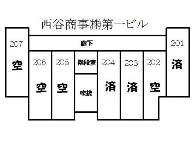 西谷商事株式会社第一ビル　基準階間取り図.jpg