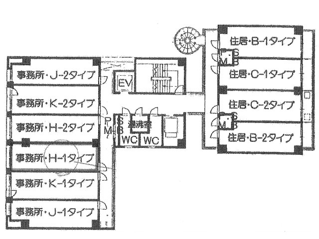 大手町一番ビル10‐11F基準階間取り図.jpg