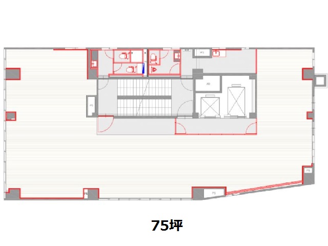 goodoffice shinagawa75T基準階間取り図.jpg