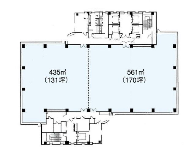 NHK広島放送センター基準階間取り図.jpg