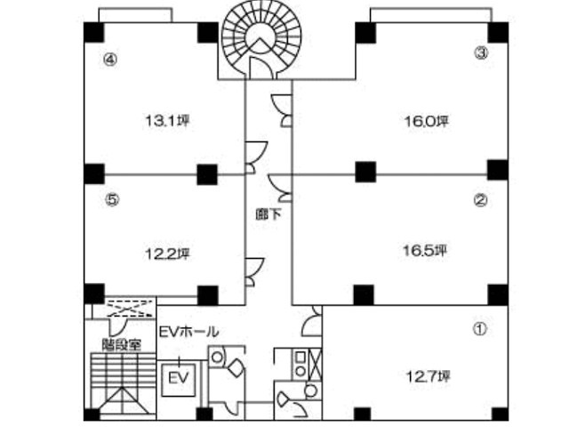 アバンダント90ビル基準階間取り図.jpg