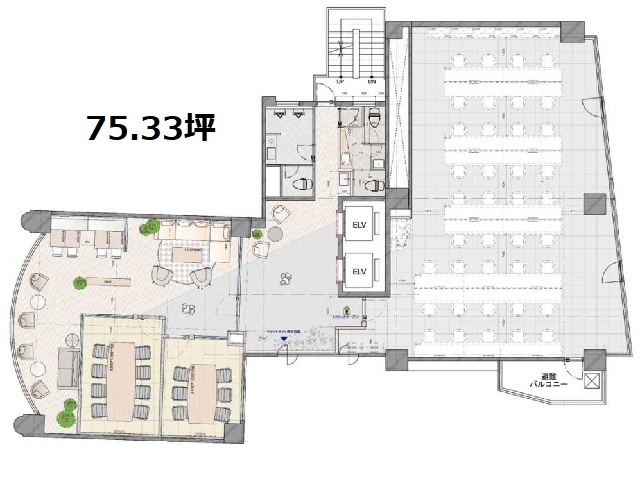 山手Ｋ75.33Ｔ基準階間取り図.jpg