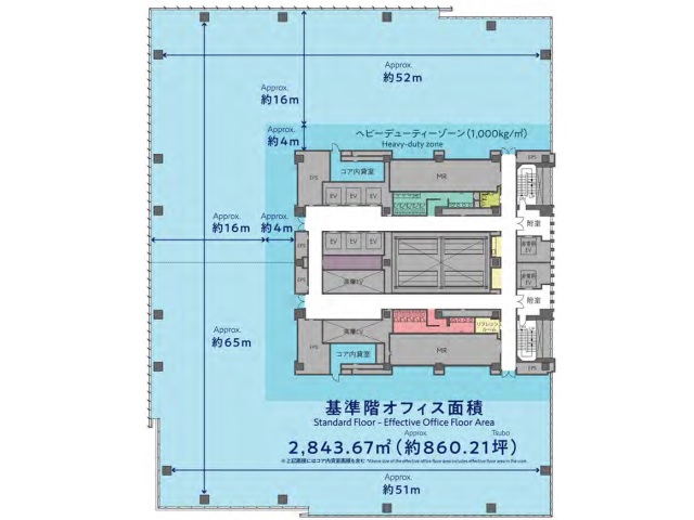 横浜シンフォステージイースト（みなとみらい）基準階間取り図.jpg