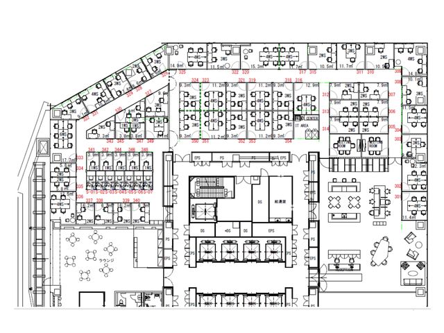 リージャス広島駅前ビジネスセンター(GRANODE広島)基準階間取り図.jpg