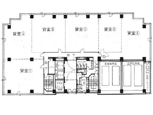 三井生命浜松ビル基準階間取り図.jpg