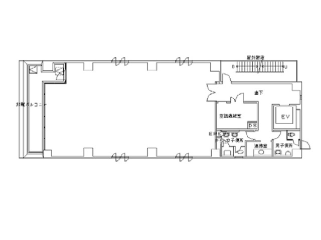 カルボ高麗橋ビル　基準階間取り図.jpg