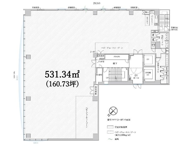 PMO銀座Ⅱ160.73T基準階間取り図.jpg