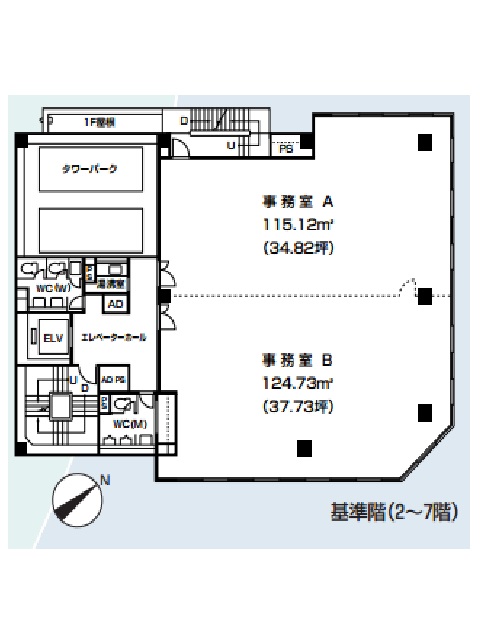 横浜弁天通第一生命基準階間取り図.jpg