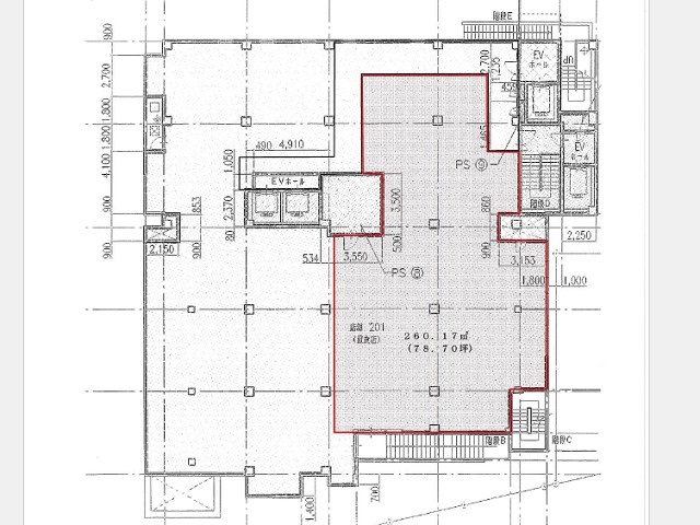 天神三丁目平和ビル基準階間取り図.jpg