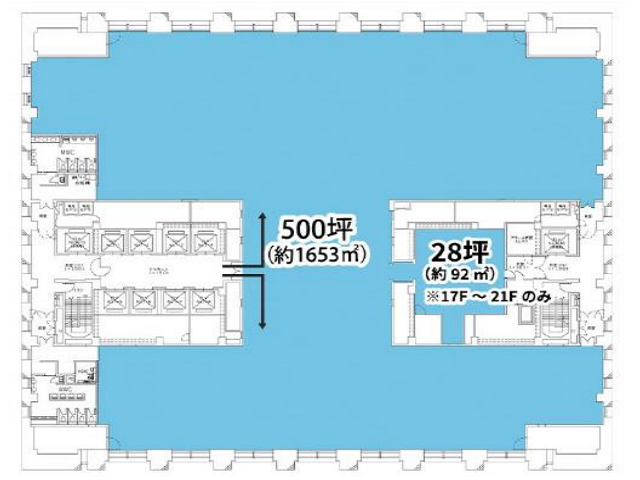 第一生命日比谷ファースト 基準階間取り図.png