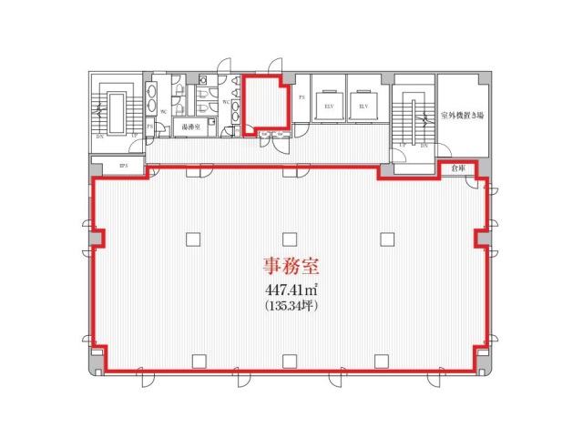 KM新宿ビル135.34T基準階間取り図.jpg