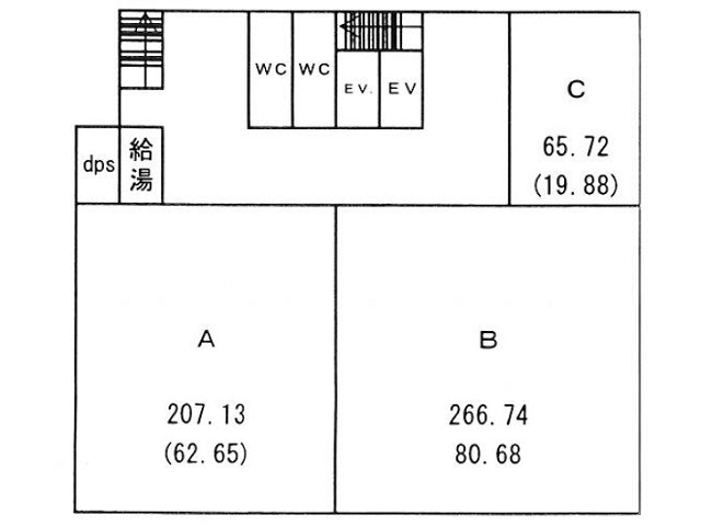 朝日生命博多駅前ビル基準階間取り図.jpg
